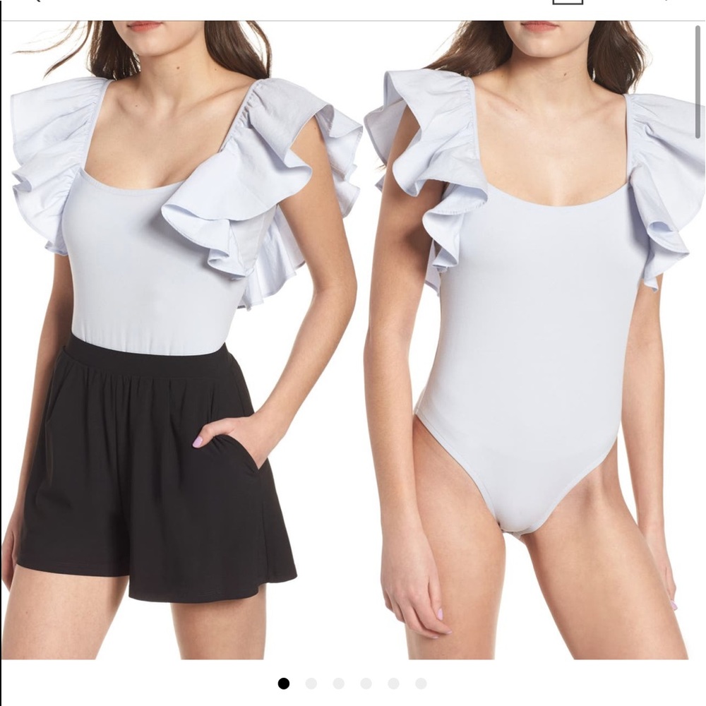 BP ruffle sleeve body suit